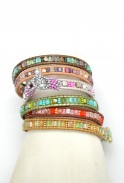 Narrow Bead Boho Bracelet
